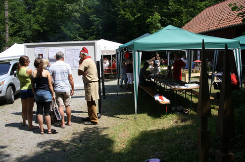 Am Limes grenzenlos 2015:  Römisches Quiz in Pfedelbach-Gleichen